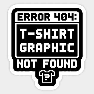 Error 404 Sticker